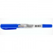 Marcador Ponta Dupla BRW, UND, 2.0MM e 0.4MM, Azul - CA5012