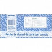 RECIBO DE ALUGUEL UND COM CANHOTO 50 FOLHAS 208 X 86MM REF: 4019 - SIDGRAPH