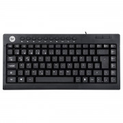 Mini Teclado Bright, Multimídia, USB, ABNT, Preto - 0505