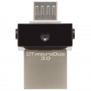 Pen Drive Kingston 64GB DataTraveler Microduo, USB/Micro, USB 3.0, Preto - DTDUO3/64GB
