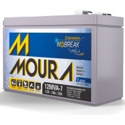 Bateria Estacionaria Moura Para Nobreak 12V 7AH/20H - 12MVA-7