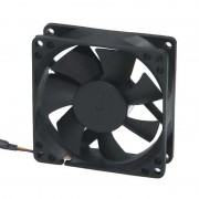 Cooler FAN 8cm Dex, Fan Preto, DX-8C - CL0004