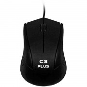 Mouse C3 Plus, USB, Preto - MS-27BK