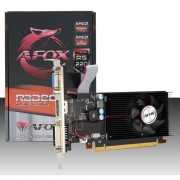Placa de Vídeo Afox R5 220, Radeon 2GB, DDR3, 64Bit, VGA DVI HDMI - AFR5220-2048D3L5
