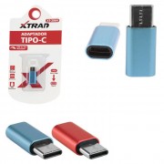 Adaptador Micro USB Macho Para Type-C Femea AD0355 - AD0355SK
