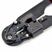 Alicate de Crimpar RJ45 8P8C, Preto/Vermelho, Plus Cable - LT-C10