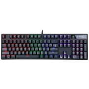 Teclado Mecânico Gamer Bright Tank, LED, Switch Blue, USB - GTC560