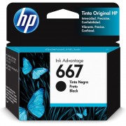 Cartucho HP 667 Preto, Advantage Original - 3YM79AB