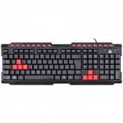 Teclado Gamer Vinik, VX Gaming Dragon GT100 V2, USB, Multimídia, Preto e Vermelho - 28434