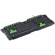 Teclado Gamer Vinik, VX Gaming Dragon GT104 V2, USB, Multimídia, Preto e Verde - 28436