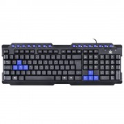 Teclado Gamer Vinik, VX Gaming Dragon GT102 V2, USB, Multimídia, Preto e Azul - 28435