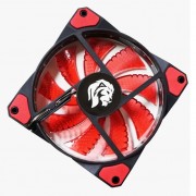 Cooler FAN Gamer Hayom, 12X12 Com LED Vermelho - FC1300