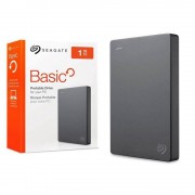 HD Externo Seagate Basic, 1TB, USB 3.0, Preto - STJL1000400