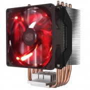 Cooler Para Processador Cooler Master Hyper H410R, Intel e AMD, Com LED Vermelho, Preto - RR-H410-20PK-R1
