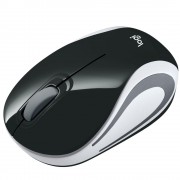 Mouse Mini Sem Fio Logitech M187, 1000DPI, USB, Preto - 910-005459