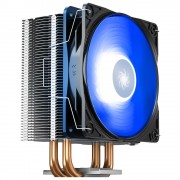 Cooler Para Processador Gamer Deepcool Gammaxx 400 V2 120MM LED Azul e Branco - DP-MCH4-GMX400V2-BL