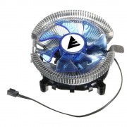 Cooler para Processador Bluecase, Intel e AMD, Alumínio, com Cooler Azul - BC-04UA