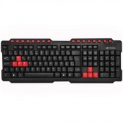 Kit Teclado e Mouse Gamer C3Tech, USB ABNT2, 3 Botões, 1200DPI, Preto e Vermelho - GK-20BK