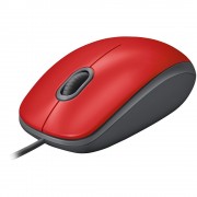 Mouse Logitech M110, Com Clique Silencioso, Vermelho - 910-005492