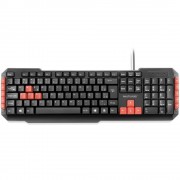 Teclado Gamer Multilaser, USB, ABNT2, Preto e Vermelho - TC160