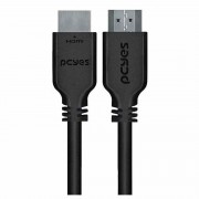 Cabo HDMI 2 Metros PCYes, 2.0 4K 30AWG, Puro Cobre, Preto - PHM20-2