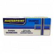 Grampo 26/6 Masterprint, Caixa Com 5000 UND, Galvanizado - 303010002