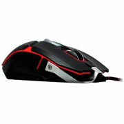 Mouse Gamer Riotoro Aurox, 8 Botões, 10000DPI, LED RGB, Preto e Vermelho - MR-800XP