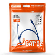 Cabo de Rede 2.50 Metros PlusCable, Patch Cord CAT.5E, Azul - PC-ETHU25BL