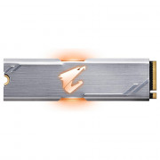 SSD Gigabyte Aorus RGB, 256GB, M.2 NVMe, Leitura 3100MB/s, Gravação 1050MB/s - GP-ASM2NE2256GTTDR