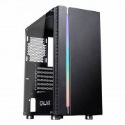 Gabinete Gamer Galax Quasar, RGB, Mid Tower, Lateral de Vidro, Sem Fonte, Sem Fan, Preto - GX600