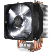 Cooler Para Processador Cooler Master Hyper H411R, Intel e AMD, Com LED Branco, Preto - RR-H411-20PW-R1
