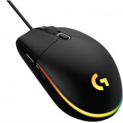 Mouse Gamer Logitech G203, RGB Lightsync, 6 Botões, 8000DPI, Preto - 910-005793