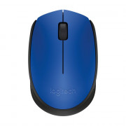 Mouse Sem Fio Logitech M170, USB, Azul e Preto - 910-004800