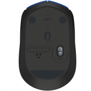 Mouse Sem Fio Logitech M170, USB, Azul e Preto - 910-004800