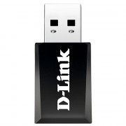 ADAPTADOR WIRELESS D-LINK DUAL BAND NANO USB AC 1200 MBPS PRETO - DWA-182