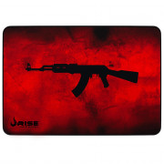 Mousepad Gamer Rise Mode AK47 Speed, Médio (290x210mm), Vermelho - RG-MP-04-AKR