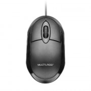 Mouse Multilaser Classic, Box Full, USB, 3 Botões, 1200DPI, Preto - MO300