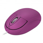 Mouse Multilaser Classic, Box Full, USB, 3 Botões, 1200DPI, Rosa - MO304