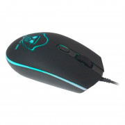 Mouse Gamer K-Mex Pirata M3400, 1200DPI, 3 Botões, LED, Preto - M3400US0001CB0X
