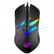 Mouse Gamer K-Mex MO-YA37, 3200DPI, 7 Botões, LED RGB Programável 7D, Preto - MOYA37US001CB0X