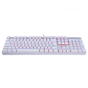 Teclado Mecânico Gamer Redragon Mitra K551W, LED Vermelho, Switch MK2 Black, Branco - K551W (BLACK)