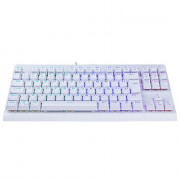 Teclado Mecânico Gamer Redragon Dark Avenger, Switch Outemu Red, RGB, ABNT2, Branco - K568W-RGB (RED)