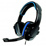Headset Gamer K-Mex AR-S501, Stereo Gaming Master, Preto e Azul - AR-S501