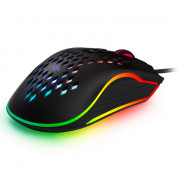 Mouse Gamer K-Mex M370, RGB, 6400DPI, 6 Botões, LED RGB Programável, Preto - M3700US0002CB1X