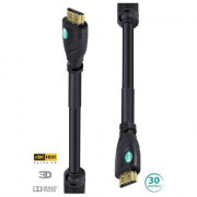 Cabo Extensor HDMI 3 Metros Vinik H20F-3, HDMI 2.0 4K, Com Filtro, Preto - 33728