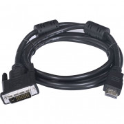 Cabo HDMI 2 Metros Vinik, Para DVI-D 24+1 Pinos, HDVI-2, Preto - 25558