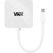 Adaptador Vinik 3 em 1 Mini Displayport Para DVI/HDMI/DP, Branco, MDP-3IN - 19282