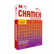 Papel Chamex A4 75G Branco, Resma 300 Folhas 210x297mm Office