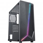 Gabinete Gamer K-Mex Hawk, CG-38TJ, Lateral em Vidro, RGB, Sem Fonte, Sem FAN, Preto - CG38TJRH004CB0X