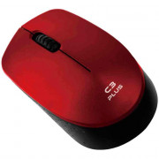 Mouse Sem Fio C3 Plus, 3 Botões, 1000DPI, Vermelho e Preto - M-W17RD